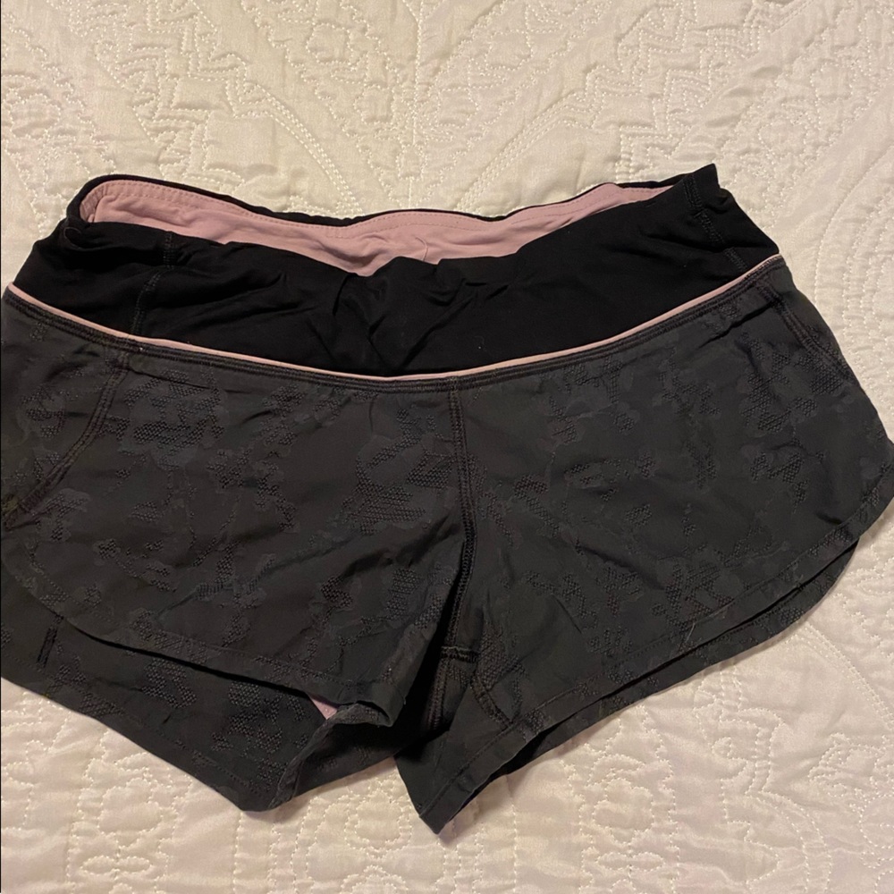 Size 4 Grey Lululemon Shorts